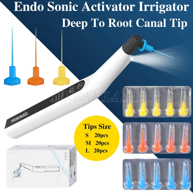 Activateur Sonique Endodontique Easyinsmile - Pour Traitement De Canal Avec 60 Pointes Flexibles
