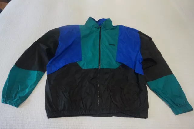 Discus Athletic Shell Suit Jacket Vintage Track Jacket 80S 90S Festival Black Bl