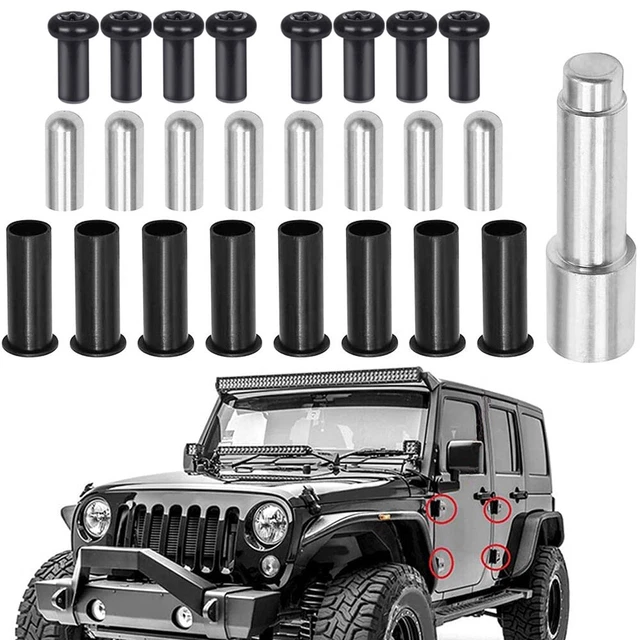 DOOR HINGE PIN Guides Nuts Door Bushing Removal Tool for Jeep Wrangler