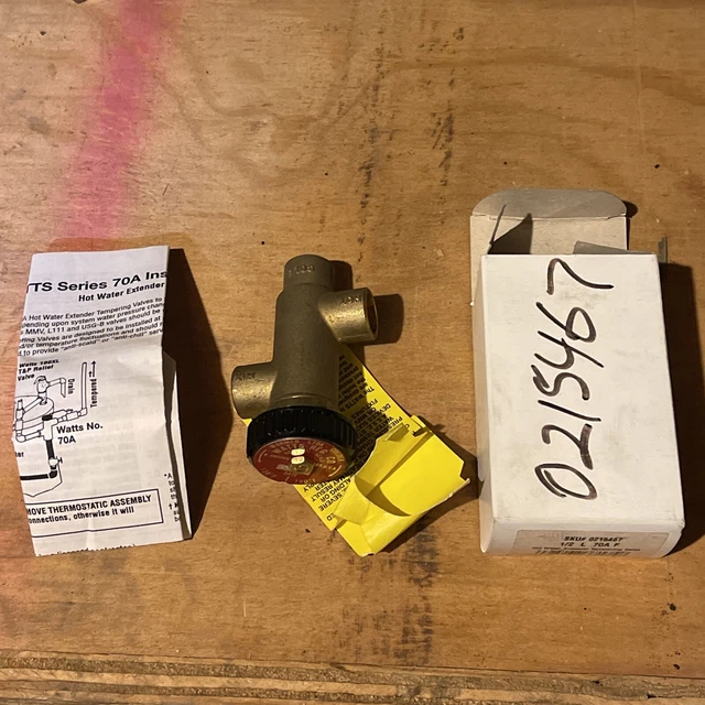 0215467 1/2" Hot Water Extender Tempering Valve L70A-F  1/2 L 70A F