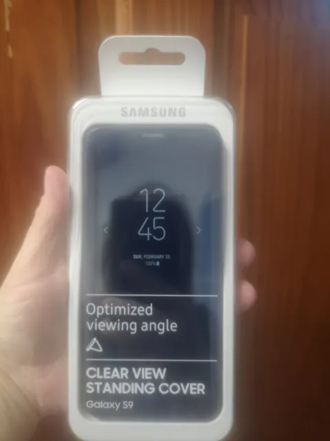 Samsung S9 Clear View Standing Cover Case