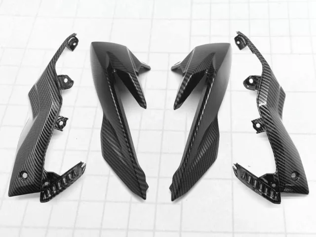 For HONDA CB500F 2016-2018 Carbon Fiber Front Side Tank Air Vent Fairing Set