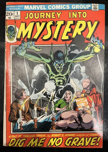 MARVEL COMICS JOURNEY INTO MYSTERY # 1 1972 1st Appearance of Death VFN-