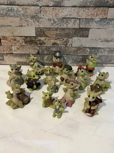 The Whimsical World Of Pocket Dragons Real Musgrave Collectible Figurines X15