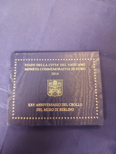 2 Euro Gedenkmünze Vatikan 2014 25. Jahrestag Des Falls Der Berliner Mauer