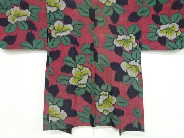 42842# Japanese Kimono / Haori / Woven Flower