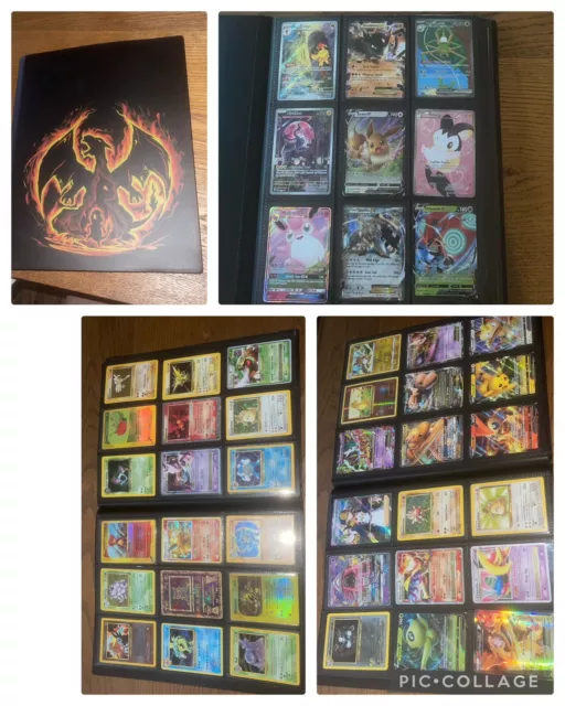 Pokemon TCG Vintage Card Collection Lot Binder Ex, Rayquaza Dragonite, Charizard