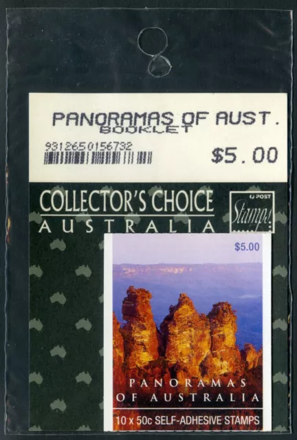 AUSTRALIA 2001 Panoramas Booklet S/A 10 x 50c SB144 Unopened AP Package MNH