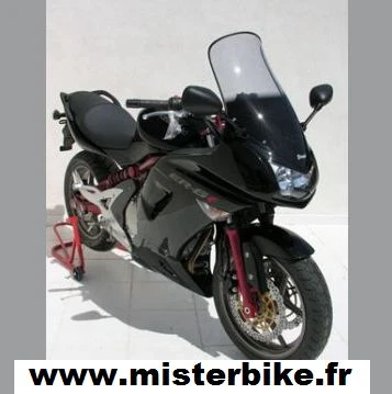 Saute-vent Bulle Double Galbe Ermax 26 Cm Pour Kawasaki ER6 / ER-6N 2006-2008 - Neuf