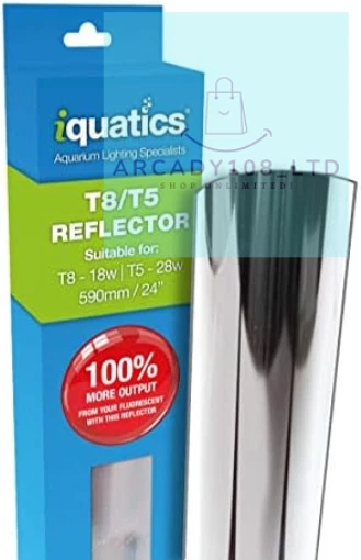 Twin Pack - 28w T5 / 18w T8 Aluminium Reflector-Increased output by up to 100%