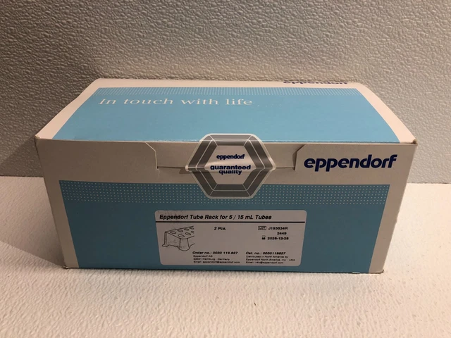 Eppendorf Tube Rack For 5/15mL Tubes 0030119827 2 Pcs