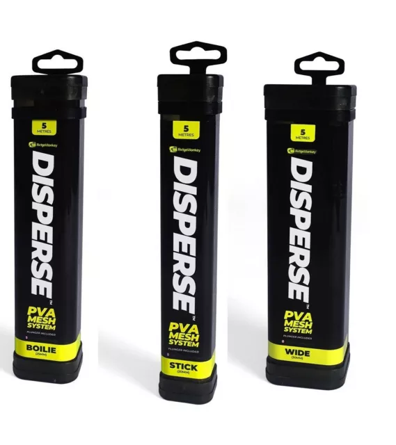 Ridgemonkey Disperse PVA Mesh System Boilie, Stick , Wide or refill spool NEW