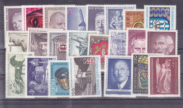 Österreich  Lot aus dem Jahr 1973  postfrisch siehe  Scan
