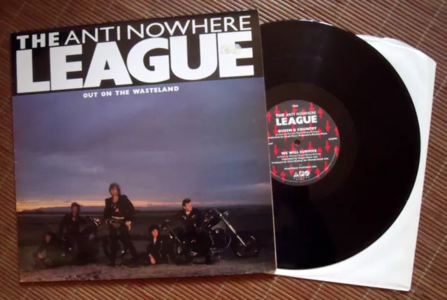 The Anti Nowhere League "Out On The Wasteland" maxi 45t, 30cm EX.