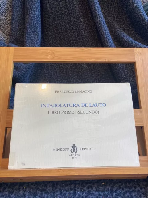 Francesco Spinacino Intabulatura de Lauto partition luth Facsimile Minkoff 1978