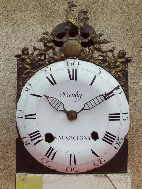 Mouvement Ancien Comtoise Coq Horloge Clock Uhr Orologio Rologio Klok (9)