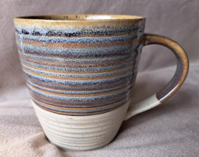 Fancy A Coffee Mug, EUC, Large Sized The Old Pottery Company Orange Tea Cup