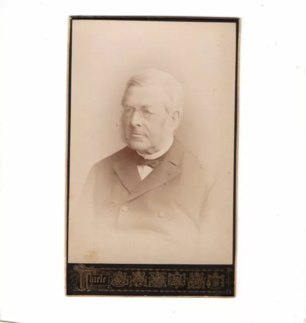 CDV Foto Herrenportrait - Frankfurt Main 1880er
