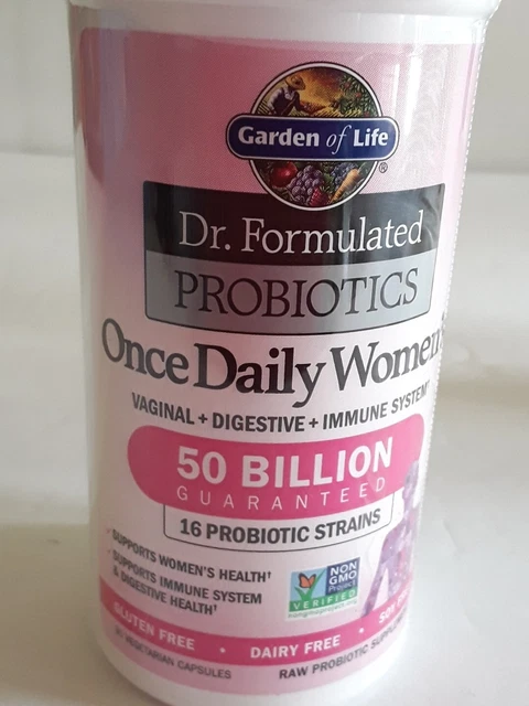Garden of Life- Dr. Formulated Raw Probiotics Once Daily Women's BB 06/2024