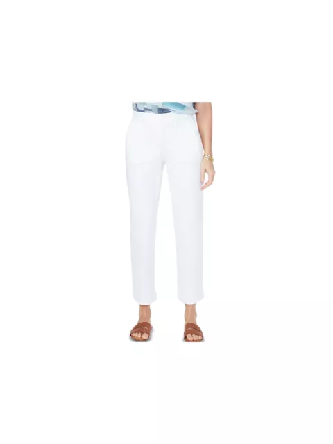 NYDJ Womens White Straight leg Jeans Size: 10