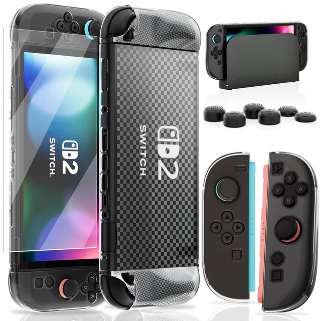 SWITCH 2 CASE for Nintendo Switch 2, Dockable Cover Hard PC Protector ...