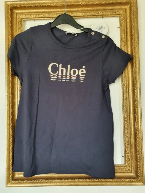 BNWT Chloe Navy Blue Girls TShirt Top Size 12 Years
