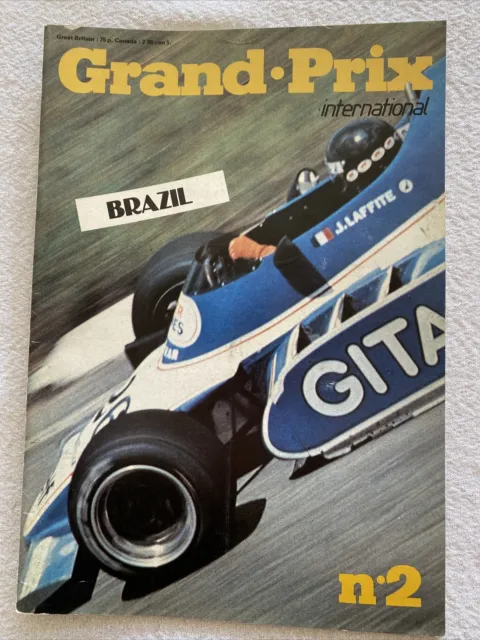 Grand Prix International Magazine 2 1979 Laffite Ligier gewinnt brasilianischen F1 GP