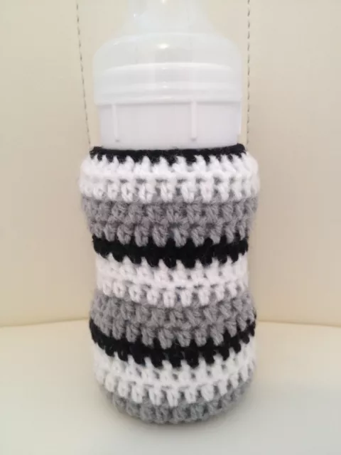 hand crochet baby bottle cover tommee tippee, Dr Brown 9oz big