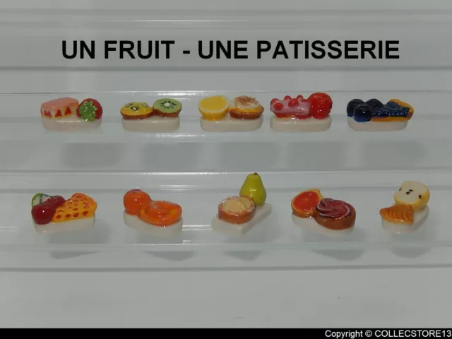 Serie Complete De Feves Un Fruit Une Patisserie -Gateaux