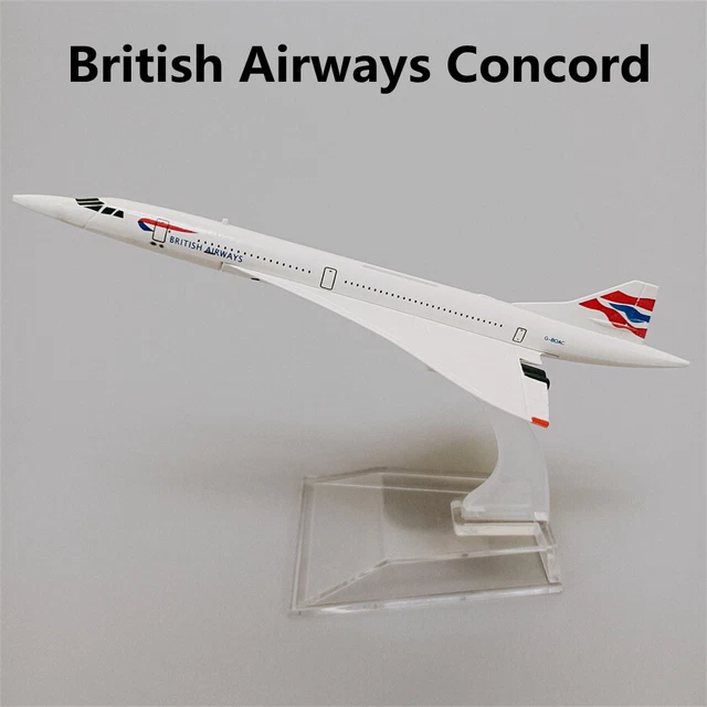QIYUMOKE 1/400 France 747 Avion Modèle d'avion en métal moulé sous pression pour Boeing