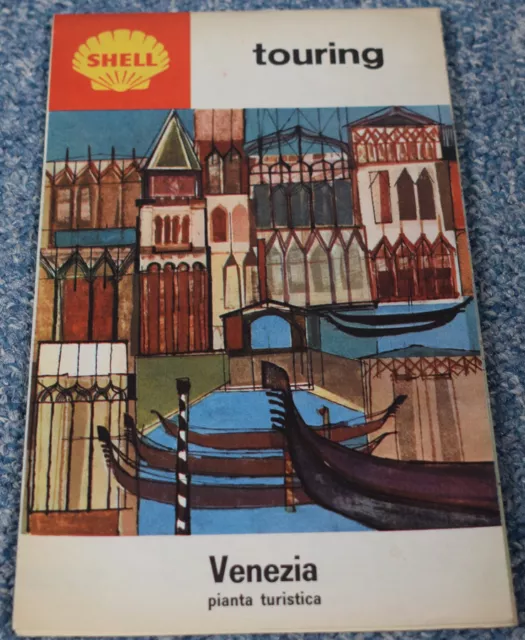 Shell Stadtplan Venedig von 1963