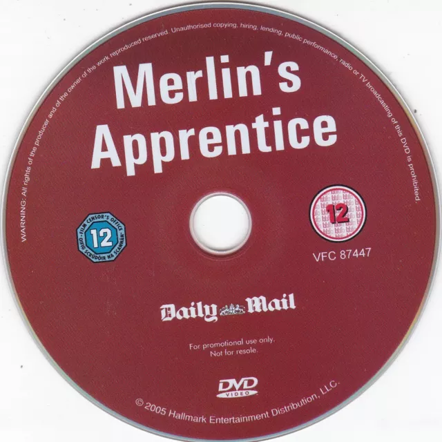 MERLIN'S APPRENTICE  ( DAILY MAIL Newspaper DVD ) Sam Neill 3