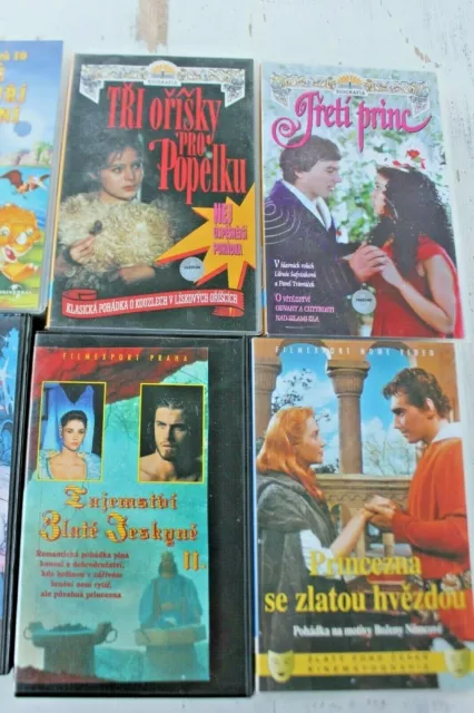 10x VHS Kassetten Sammlung Kinderfilme Märchen Klassiker -- Sprache: Tschechisch 3