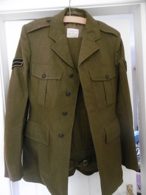 ORIGINAL 1960S BRITISH ARMY CORPORAL'S UNIFORM Royal Rifles Sniper £24. ...