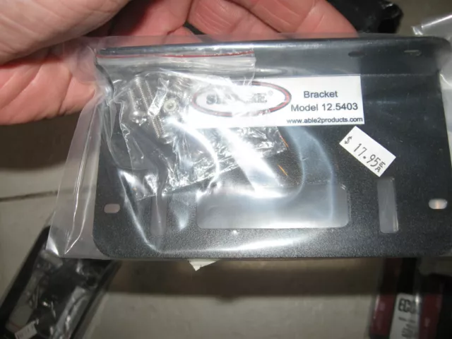 NEW Emergency Security SHO-ME LED Light Single L Bracket  # 12.5403 for 12.5000
