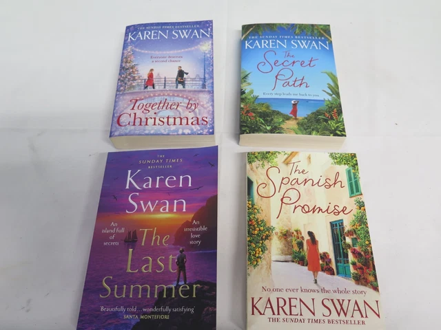 Books x4 Karen Swan Paperback Bundle Secret Path Spainish Promise Last Christmas