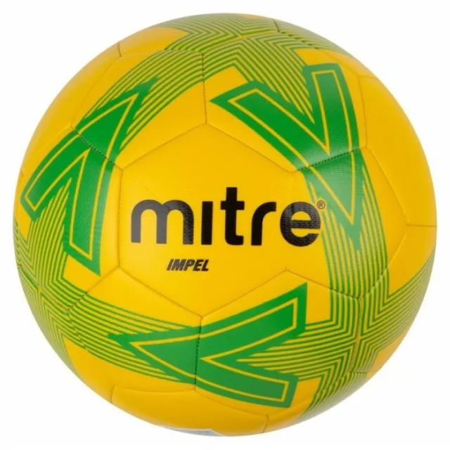 Mitre Impel Yellow Green B1118 Training Quality Football - Free P&P