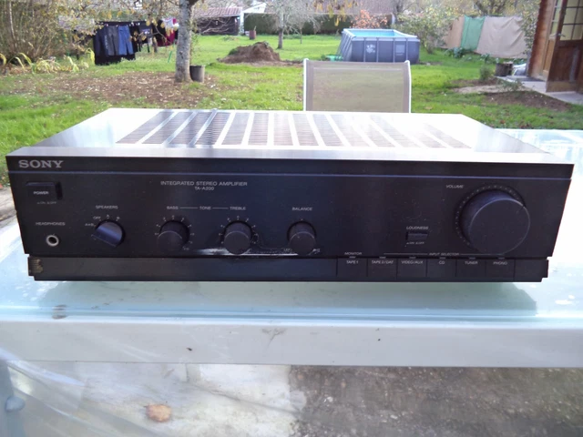 Ampli Stéréo Sony TA-V33 – Fonctionne, Testé, Occasion, Vintage