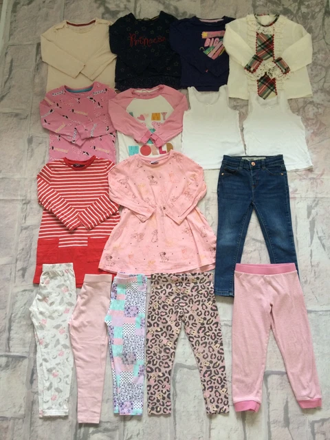 Girls Clothes Bundle 3-4 Years TU George Etc Dress Tops Leggings Vests Etc