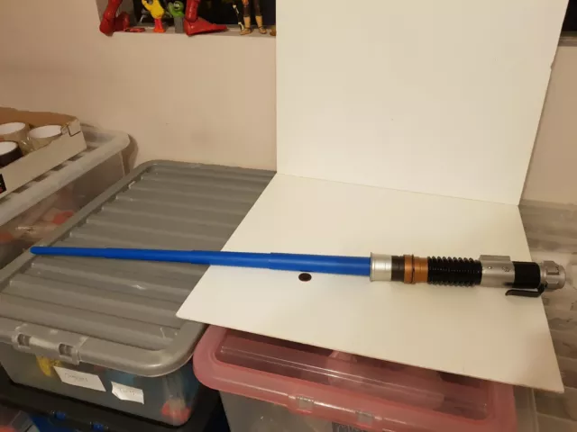 Star Wars Blue Extendable Light Saber, 33 inches, 2012, Flick Out, Combine Post