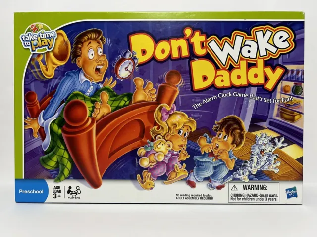 Don’t Wake Daddy Board Game by Hasbro - 2011 Edition - Complete! Tested Working