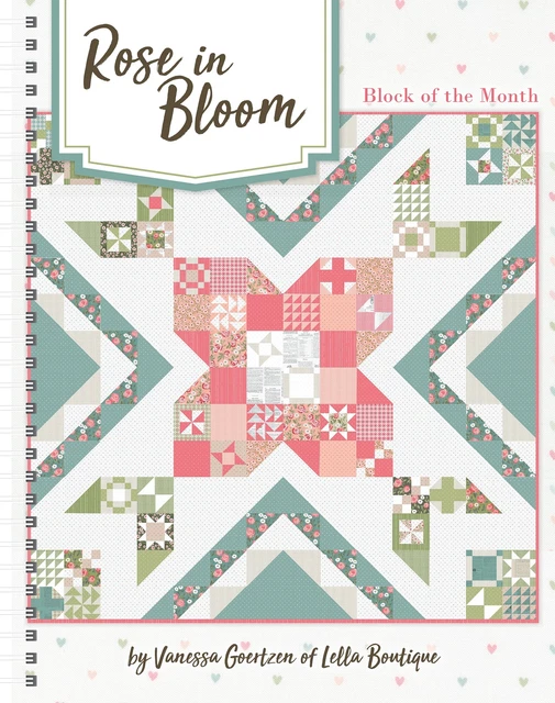 It's Sew Emma Books-Rosa en Flor Bloque del Mes - ISE-31662