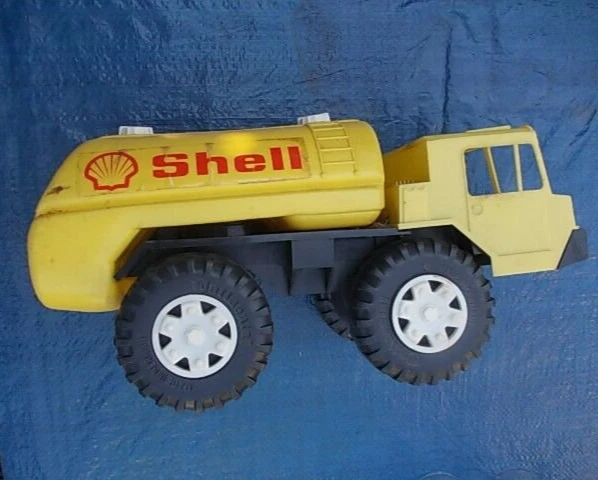 Camion Shell BIG 40cm - Jouet Vintage En Boîte - Véhicule Publicitaire