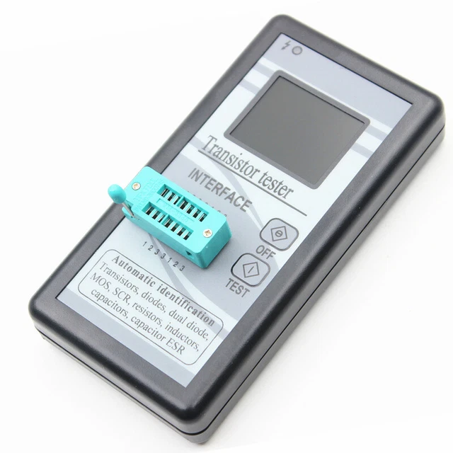 TRANSISTOR RESISTOR DIODE Triode Capacitor Tester 128*160 TFT Color ...