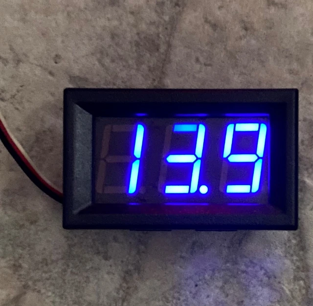 PANEL-LED Digital Voltage 0-30V Blue + 0-33V Dual Color Volt/Amp Red/Green
