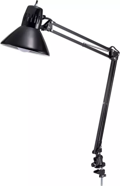 Bostitch Office VLF100 LED Swing Arm Desk Lamp with Clamp Mount, 36" Reach, LED