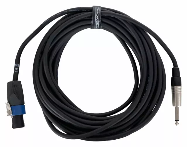 Cordon Haut-Parleur Jack-Jack câble 10m 2x1,5 mm² ampli enceinte sono  CUIVRE PUR