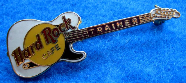 Telecaster Pin RARE STAFF INTERNATIONAL AWARDED TRAINER TELECASTER GUITAR Hard Rock ...