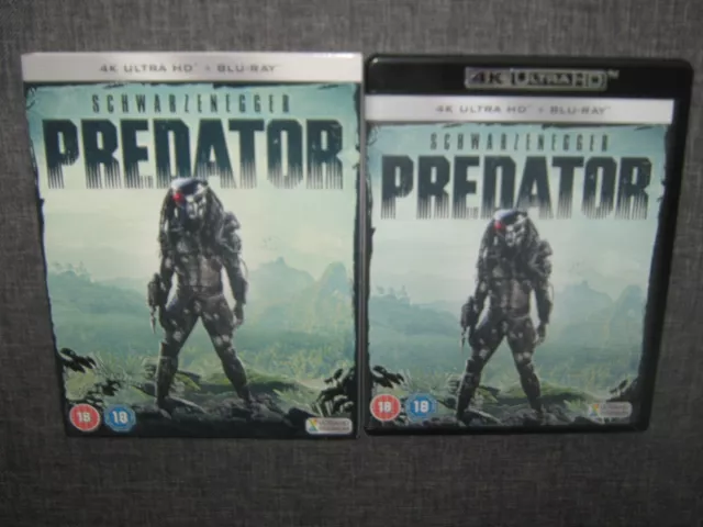 Predator - 4K Uhd / Blu Ray Combo Witg Slipcover - Sci-Fi Horror -Schwarzenegger