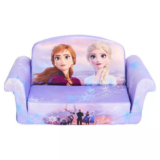 Marshmallow Furniture Kids 2-in-1 Flip Open Foam Sofa Bed, Frozen 2 (Used)